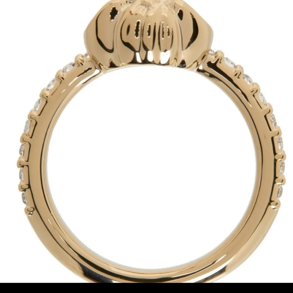 Stunning Versace Ring (Light Gold/Crystal) - Picture 4 of 13